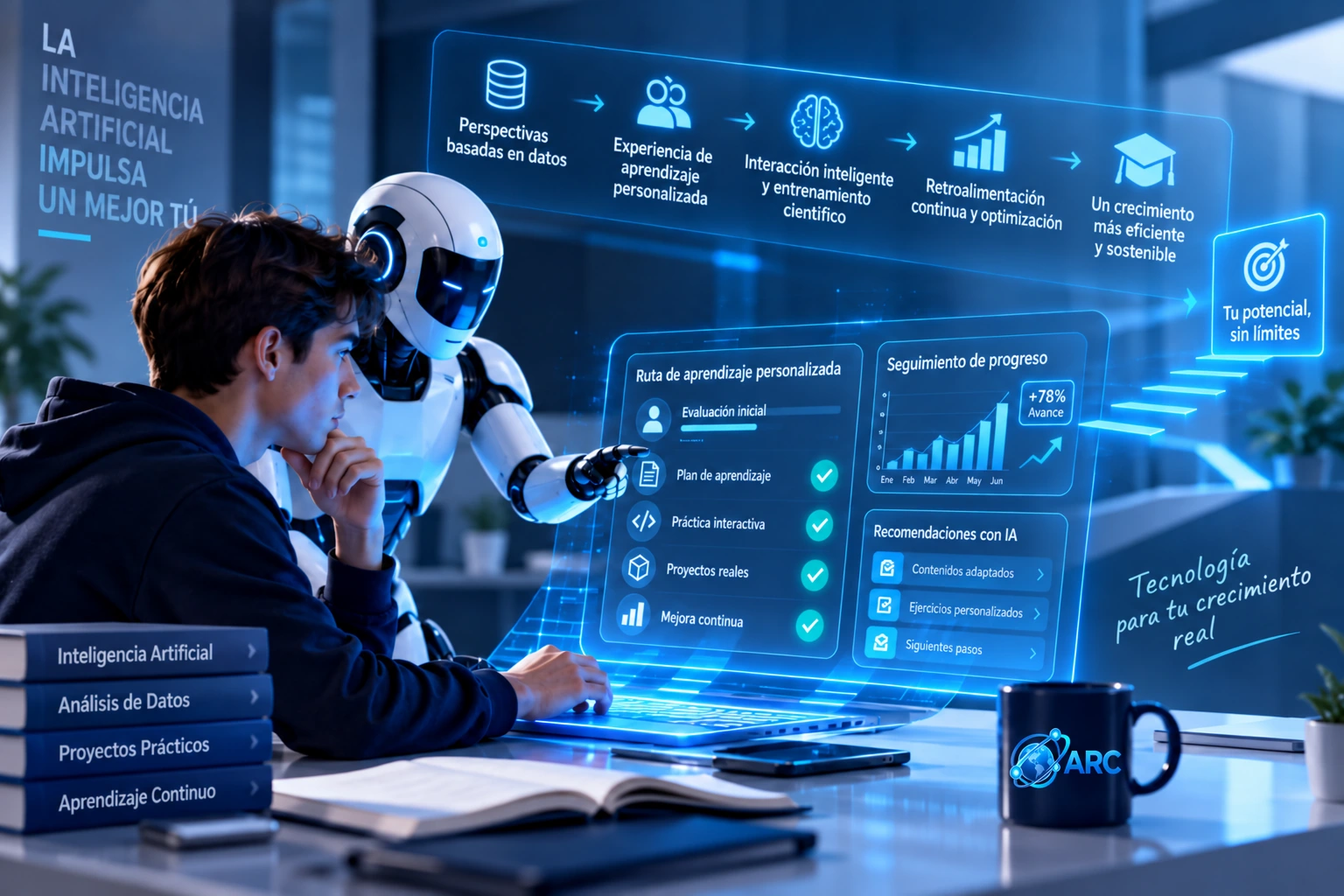 ARC: aprendizaje personalizado y acompañamiento con inteligencia artificial